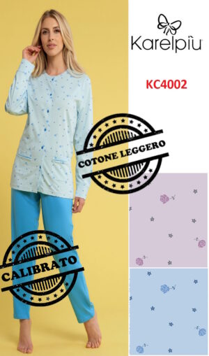 PIGIAMA DONNA KARELPIU´ KC4002 APERTO