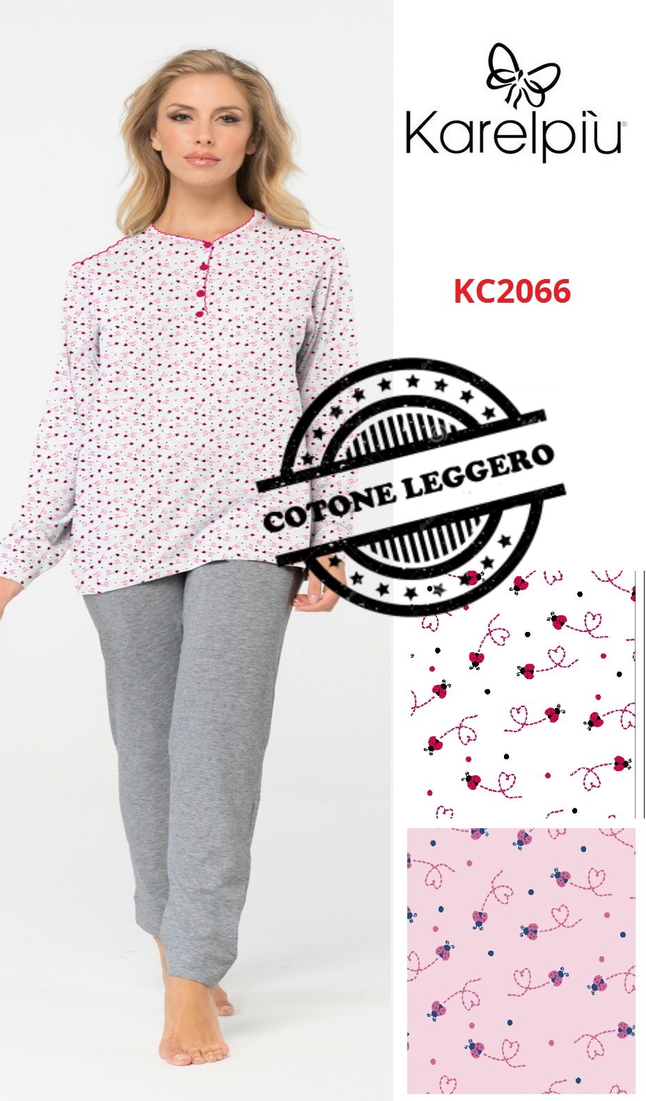 PIGIAMA DONNA KARELPIU´ ART. KC2066