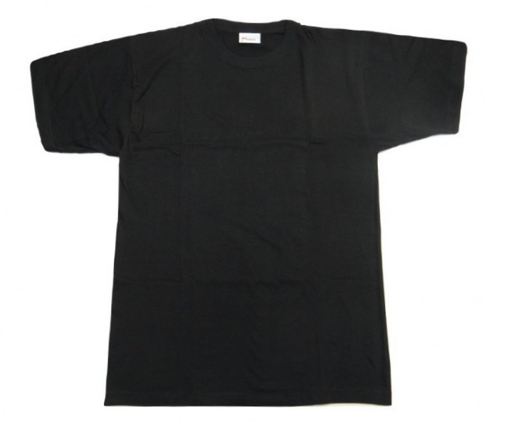 T-SHIRT UOMO MAP ART. 30010 CALIBRATO NERO - immagine 2
