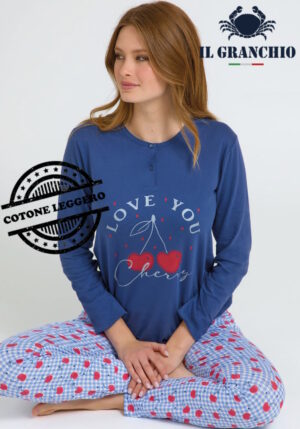 PIGIAMA DONNA IL GRANCHIO GP5058-2