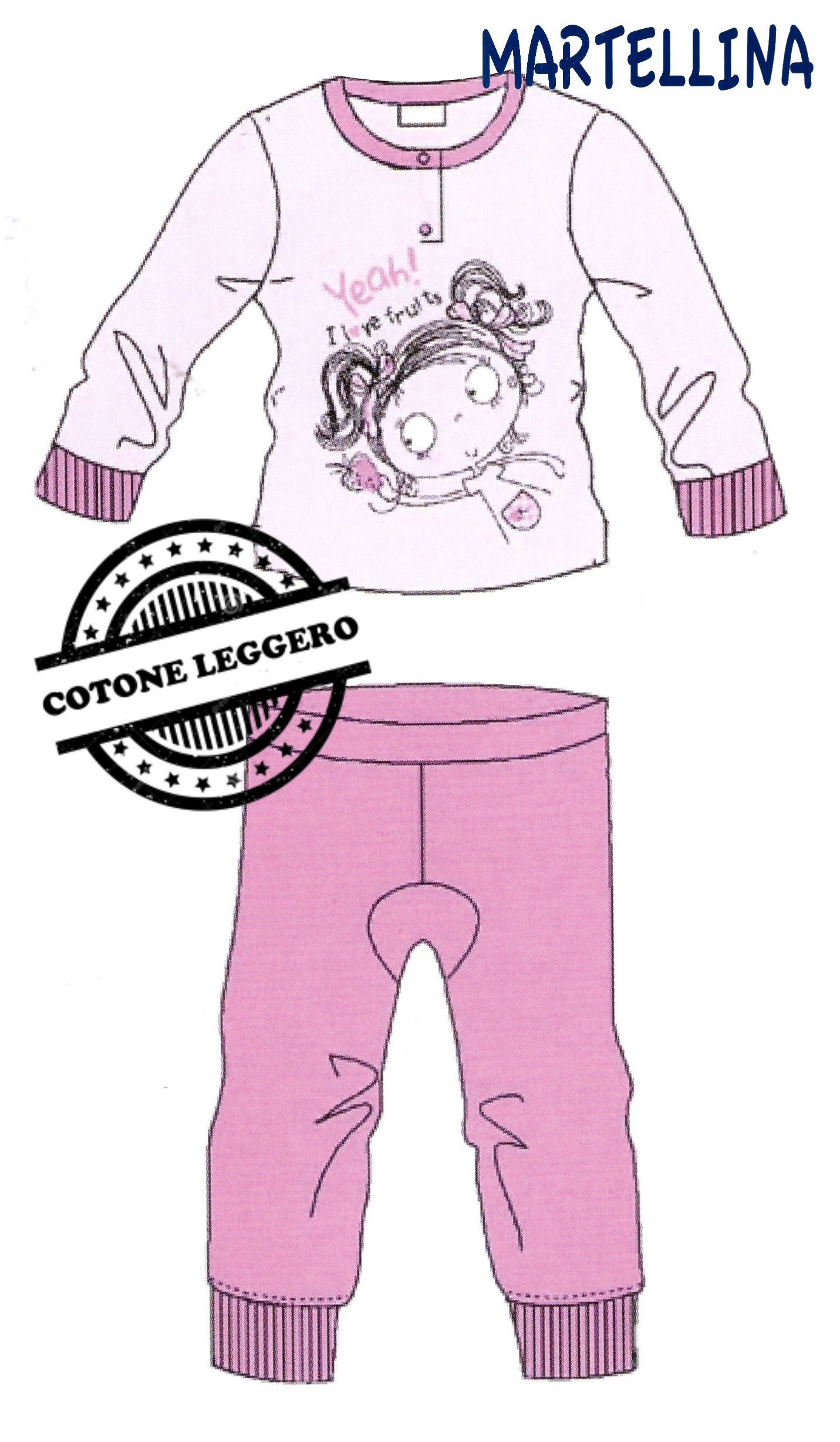 PIGIAMA BABY MARTELLINA ART. UM10100