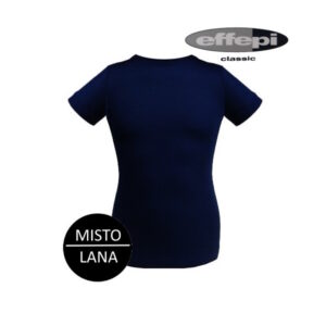 MAGLIA UOMO EFFEPI ART. 500 MISTO LANA BLU