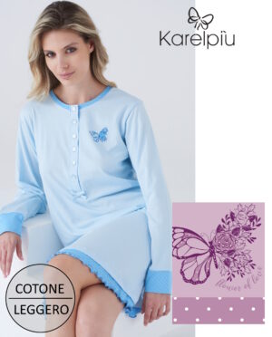 CAMICIA NOTTE DONNA KARELPIU´ KC8087