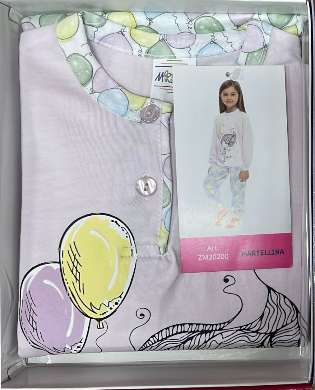 PIGIAMA BIMBA MARTELLINA ZM20200-2 - immagine 2