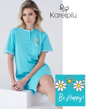 CAMICIA NOTTE DONNA KARELPIU´ KC8103-2