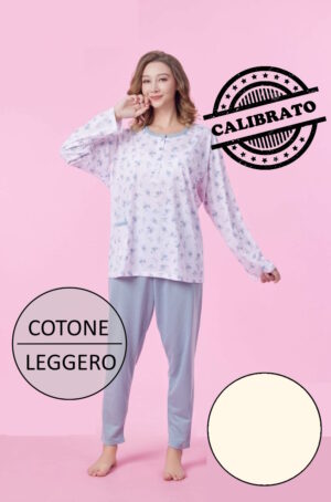 PIGIAMA DONNA BLUE FASHION 6227-3