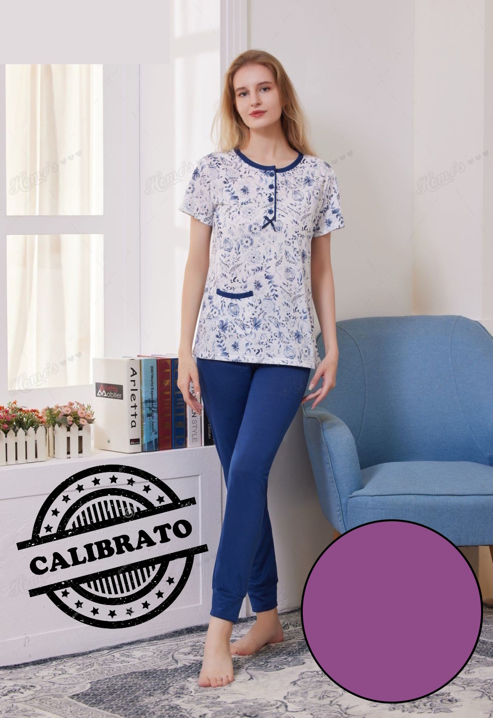 PIGIAMA DONNA HOMES Q6004-1