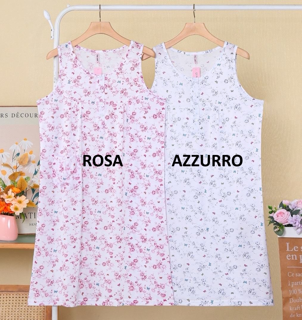 CAMICIA NOTTE DONNA NOTTE STELLA F127-1 - immagine 2