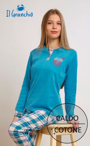 PIGIAMA LUNGO RAGAZZA IL GRANCHIO GP7118-1