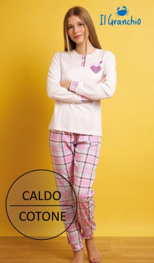 PIGIAMA LUNGO RAGAZZA IL GRANCHIO GP7118-2