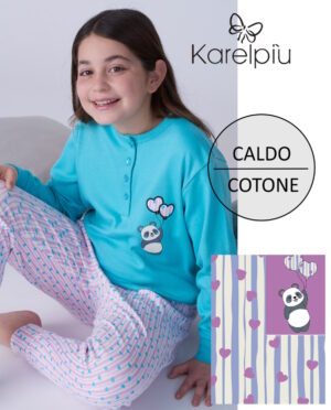 PIGIAMA LUNGO BIMBA KARELPIU´ KF9103