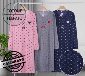 CAMICIA NOTTE DONNA COOTAYA 3015-1