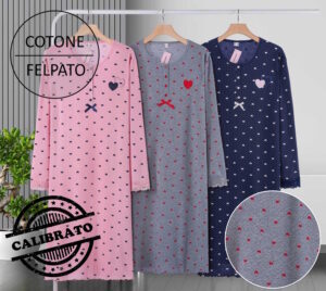 CAMICIA NOTTE DONNA COOTAYA 3015-2