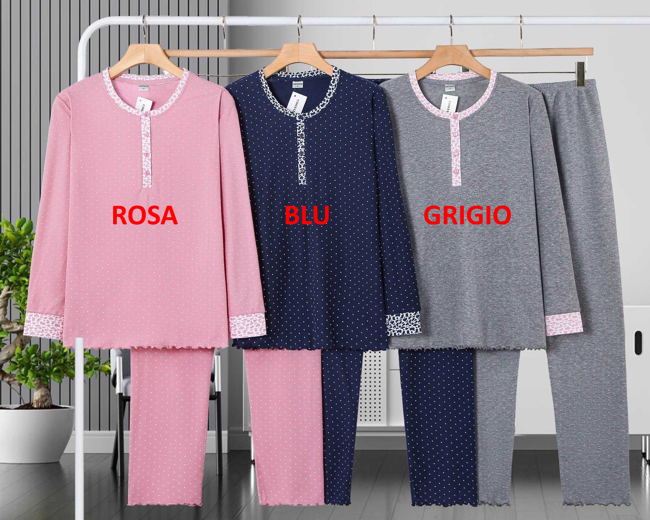 PIGIAMA DONNA COOTAYA 3042-2 - immagine 2