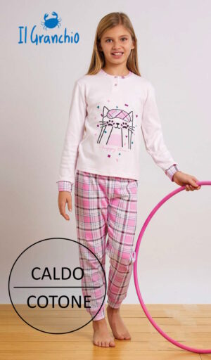 PIGIAMA LUNGO BAMBINA IL GRANCHIO GP7114-1