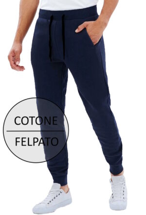 PANTALONI UOMO ATLANTIS W19003-2 FELPATO POLSO