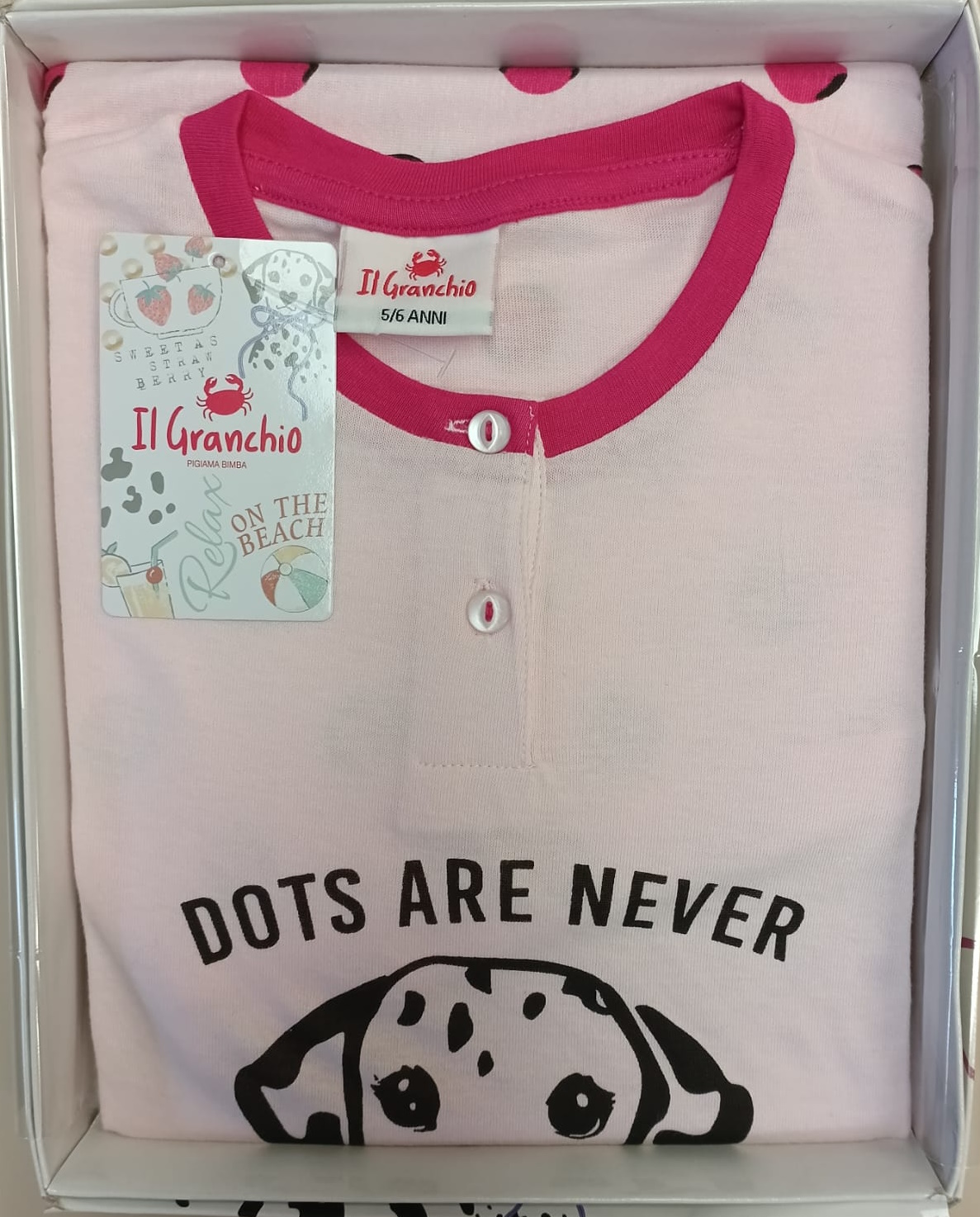 PIGIAMA BIMBA IL GRANCHIO GP7125 - immagine 2