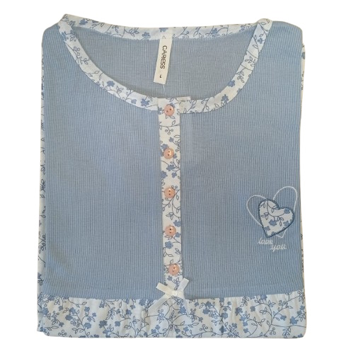 CAMICIA NOTTE CARESS 2189-2 - immagine 2