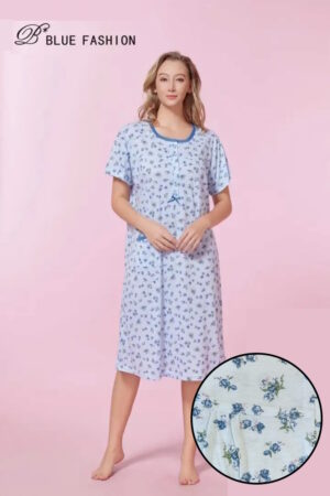 CAMICIA NOTTE BLUE FASHION 6650-1