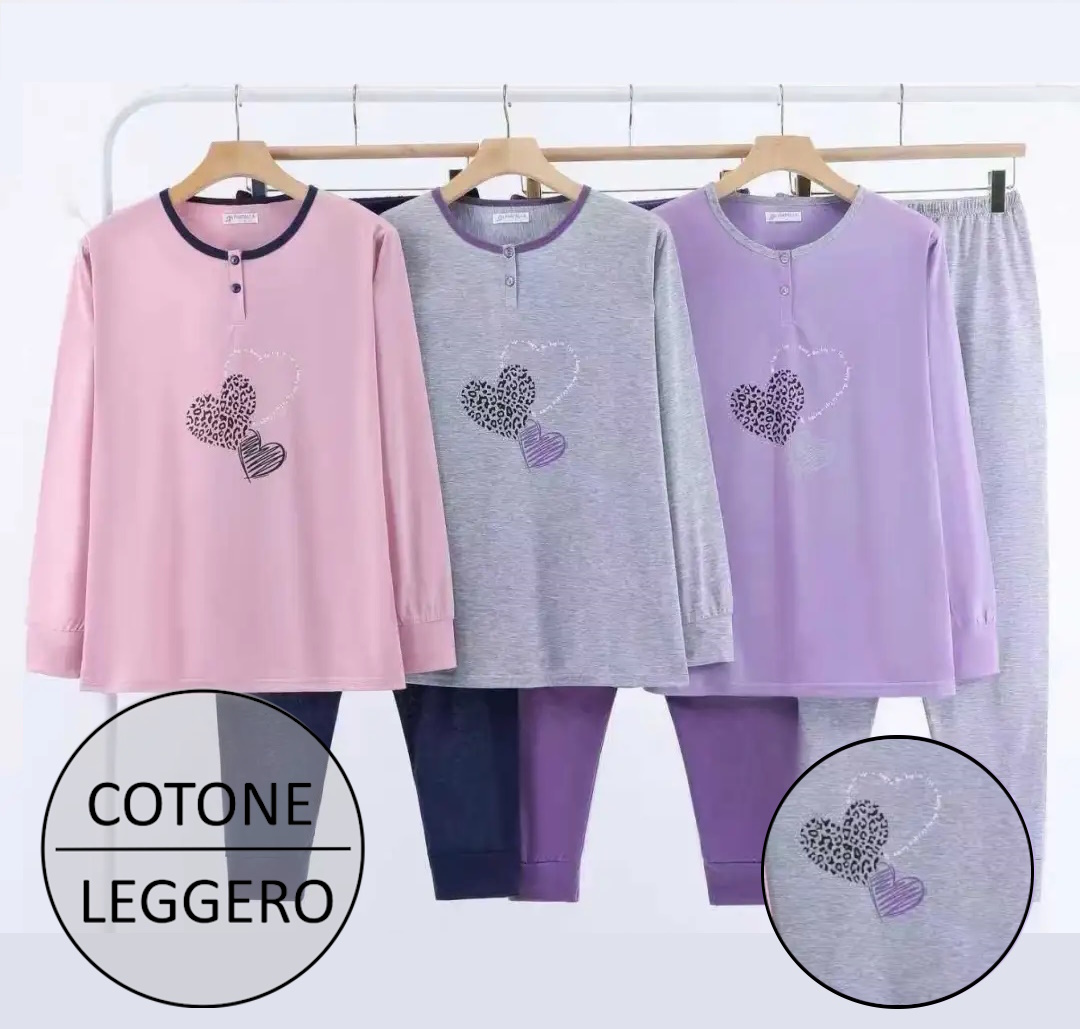 PIGIAMA DONNA FARFALLA 880-2