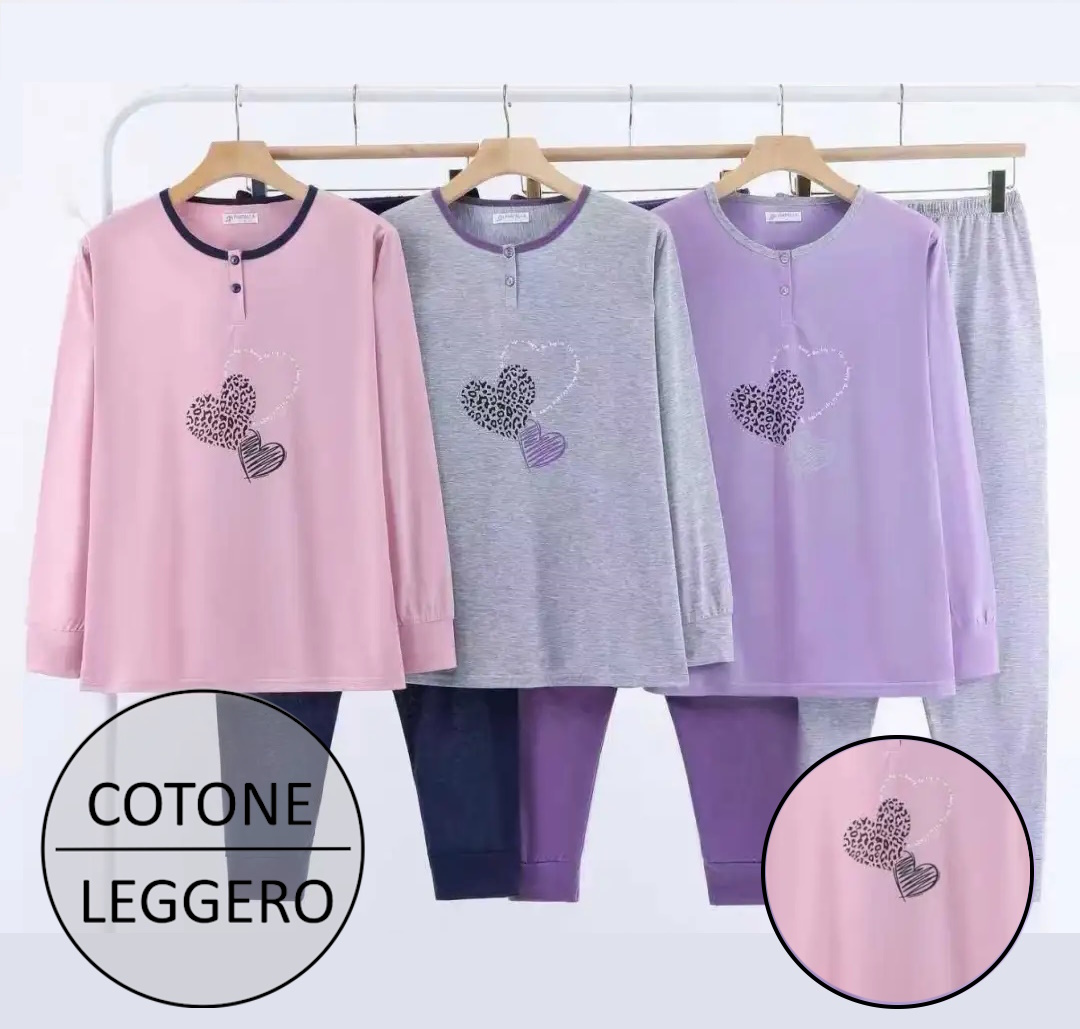 PIGIAMA DONNA FARFALLA 880-3