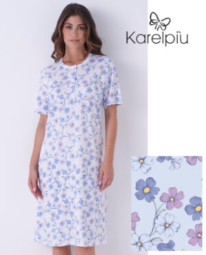 CAMICIA NOTTE DONNA KARELPIU' KE0019-2