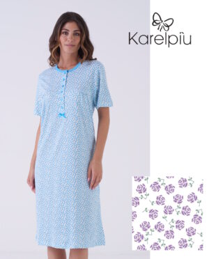 CAMICIA NOTTE DONNA KARELPIU' KE0027-1