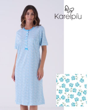 CAMICIA NOTTE DONNA KARELPIU' KE0027-2