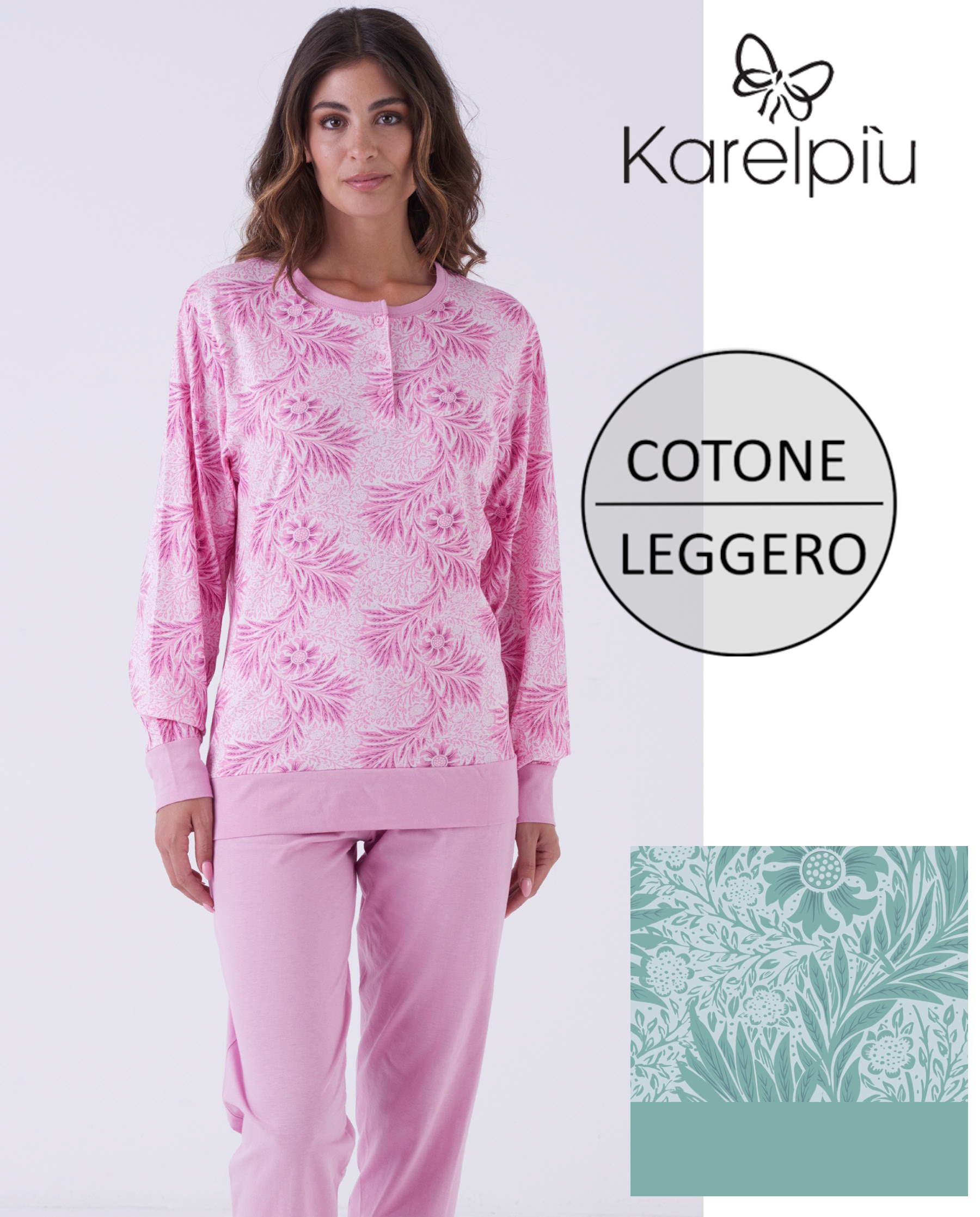 PIGIAMA DONNA KARELPIU KE0045-4