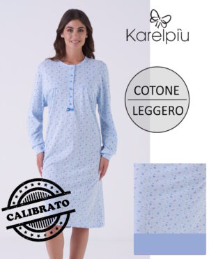 CAMICIA NOTTE DONNA KARELPIU' KE 0060-2