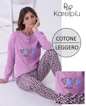 PIGIAMA DONNA KARELPIU' KE0119-1