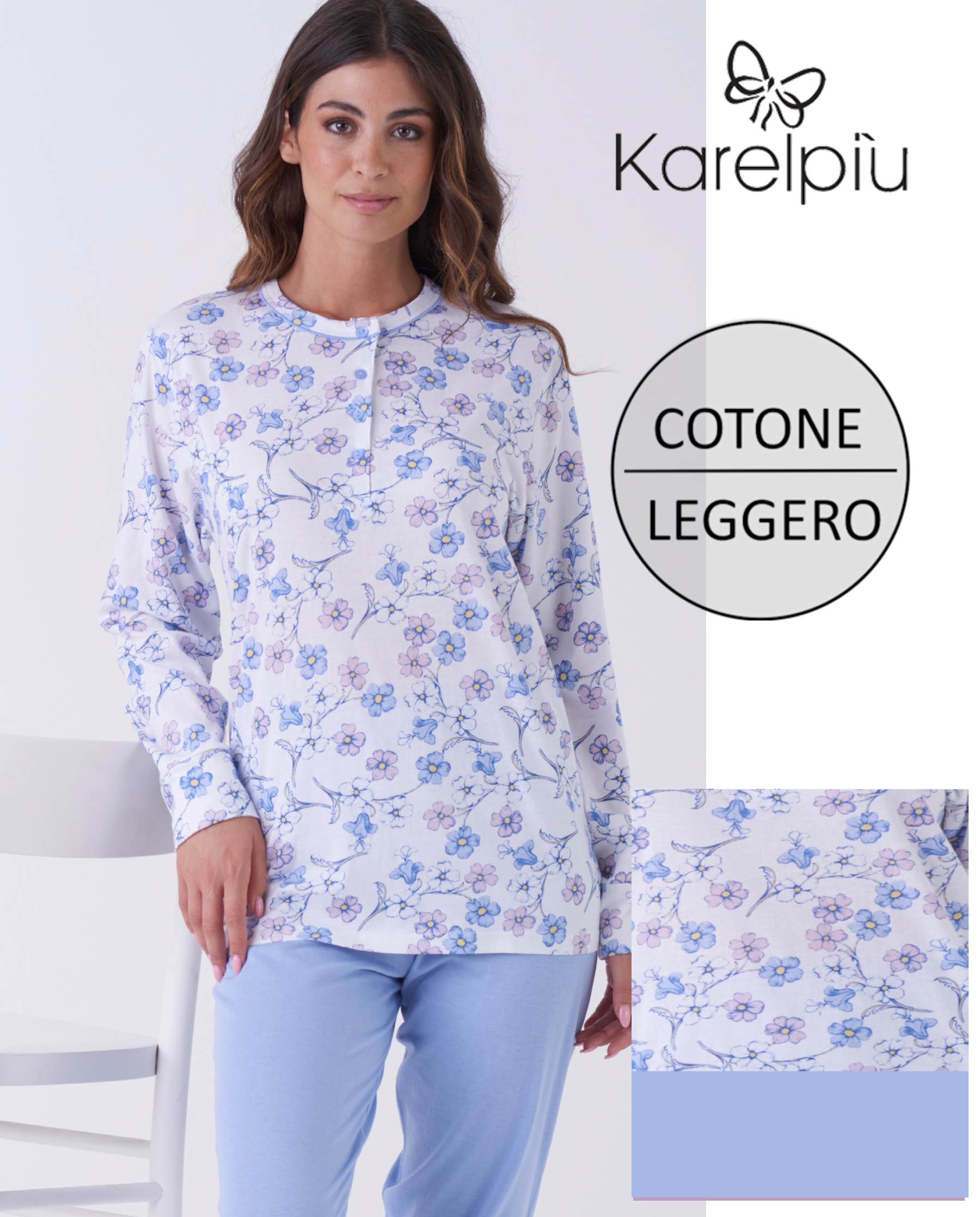 PIGIAMA DONNA KARELPIU' KE0016-2