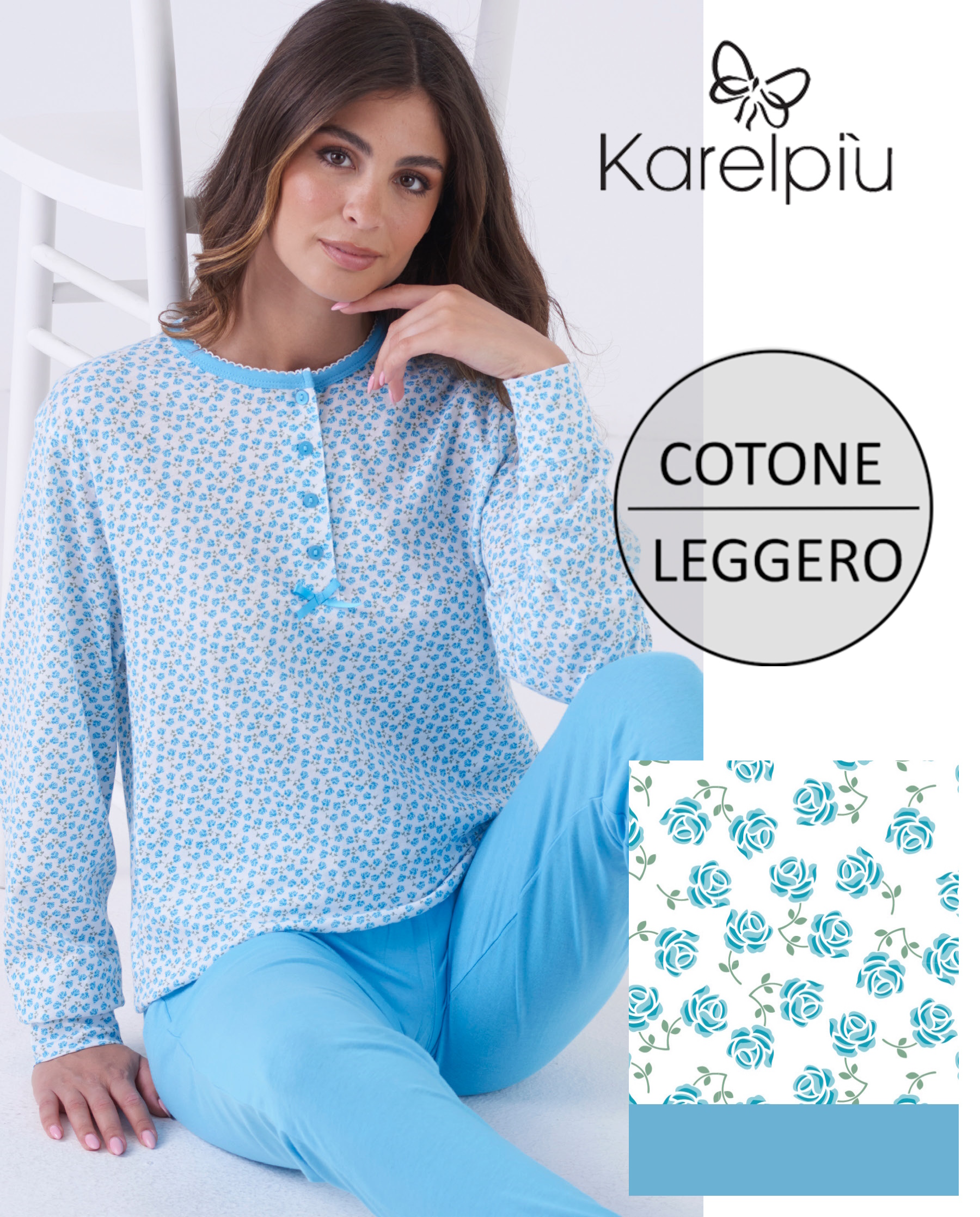 PIGIAMA DONNA KARELPIU' KE0020-2