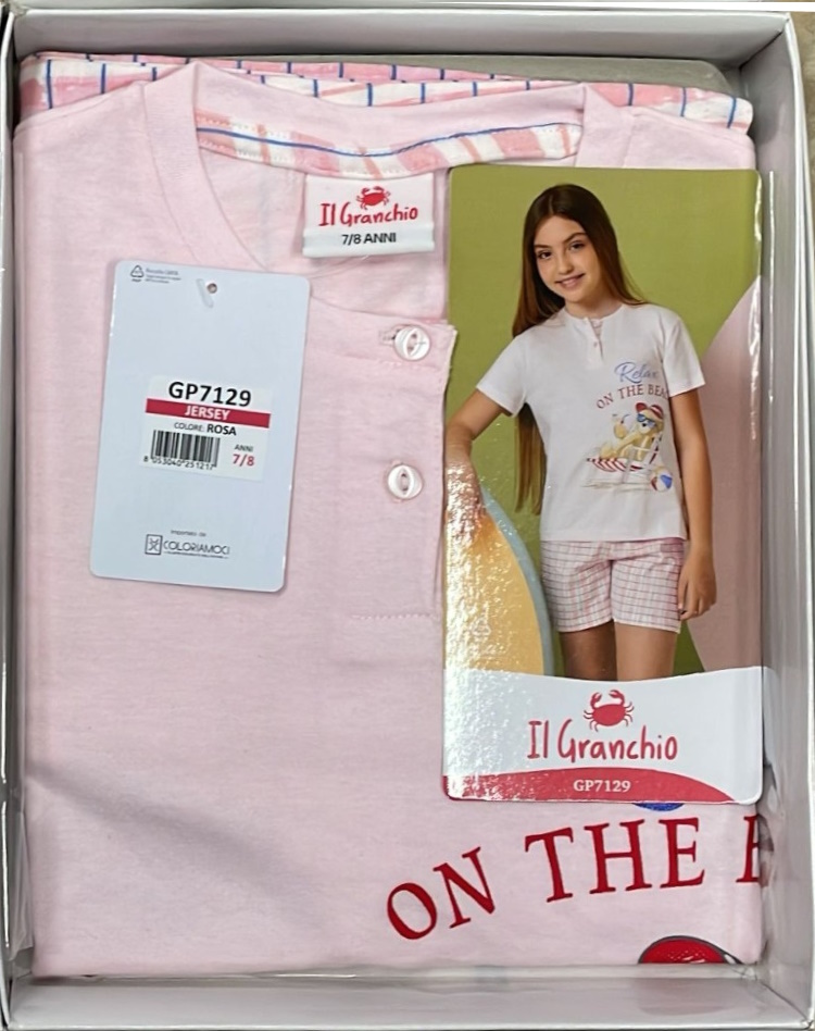 PIGIAMA BIMBA IL GRANCHIO GP7129-1 - immagine 2