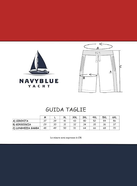 PANTALONE CORTO NAVYBLUE 1687-3 - immagine 4