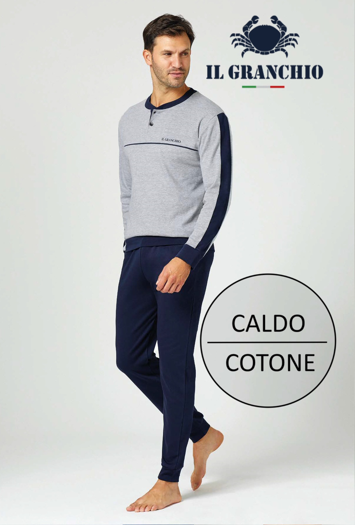 PIGIAMA UOMO GRANCHIO GP2119-1