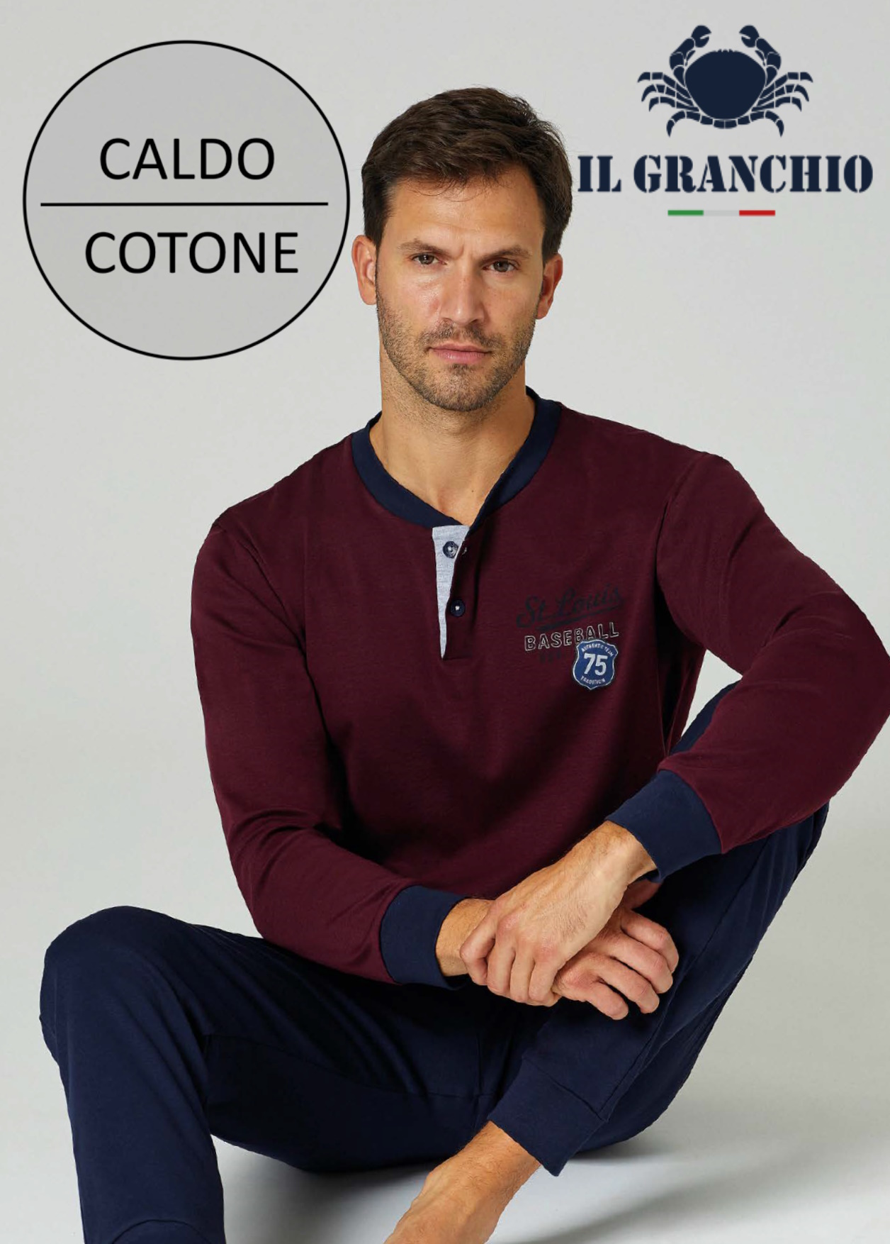 PIGIAMA UOMO GRANCHIO GP2120-1