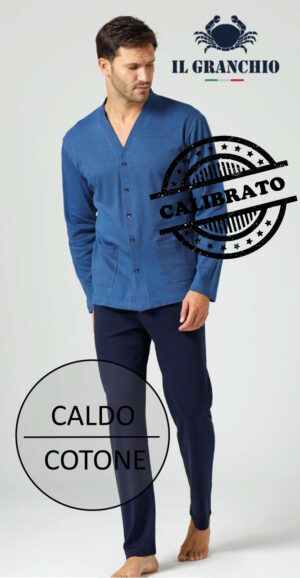 PIGIAMA UOMO IL GRANCHIO GP2124AC-2