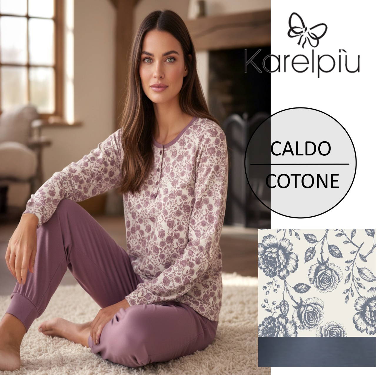 PIGIAMA DONNA KARELPIU' KI1032-2