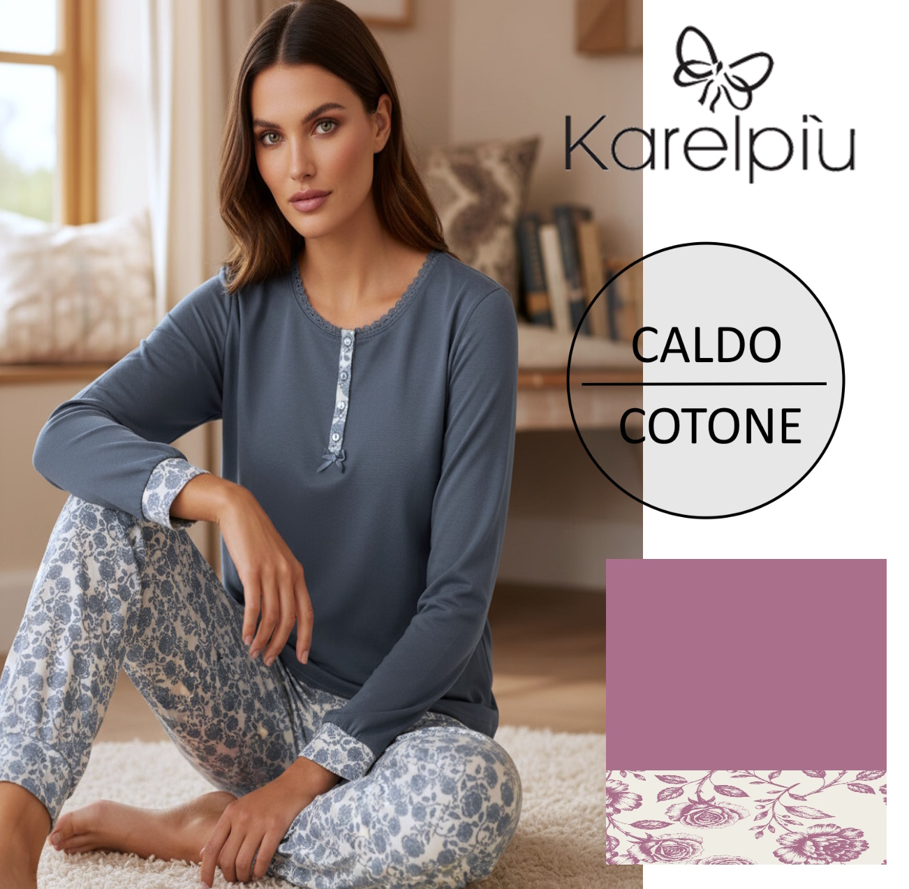 PIGIAMA DONNA KARELPIU' KI1034-1