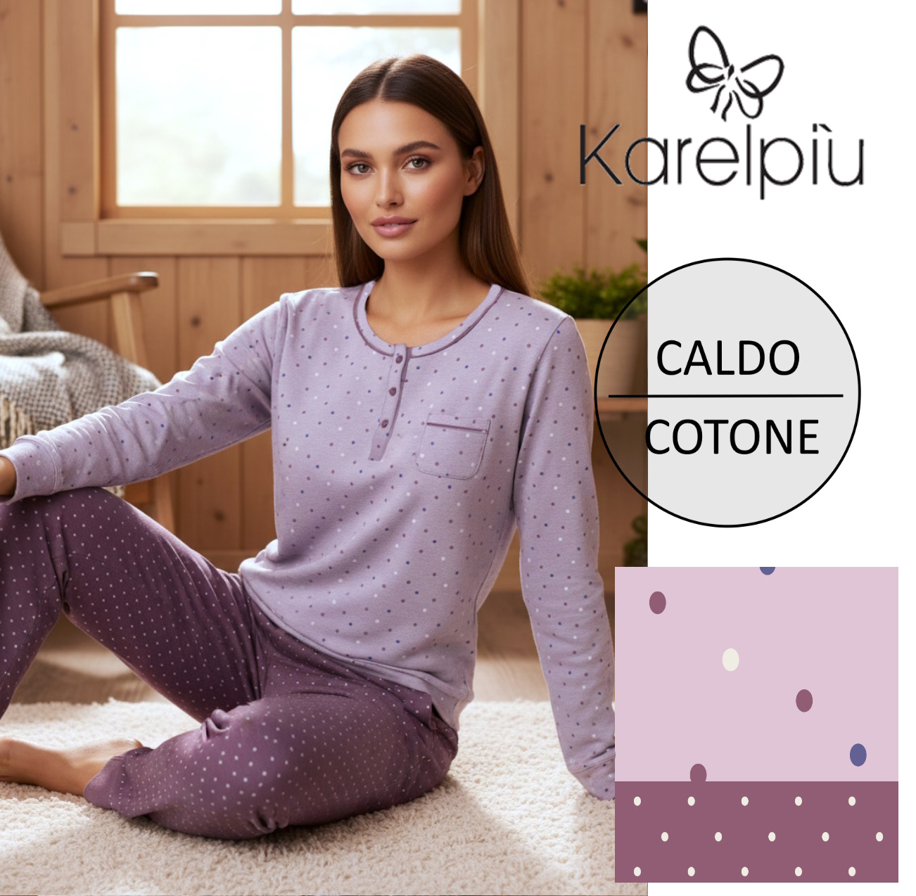 PIGIAMA DONNA KARELPIU' KI1045-1