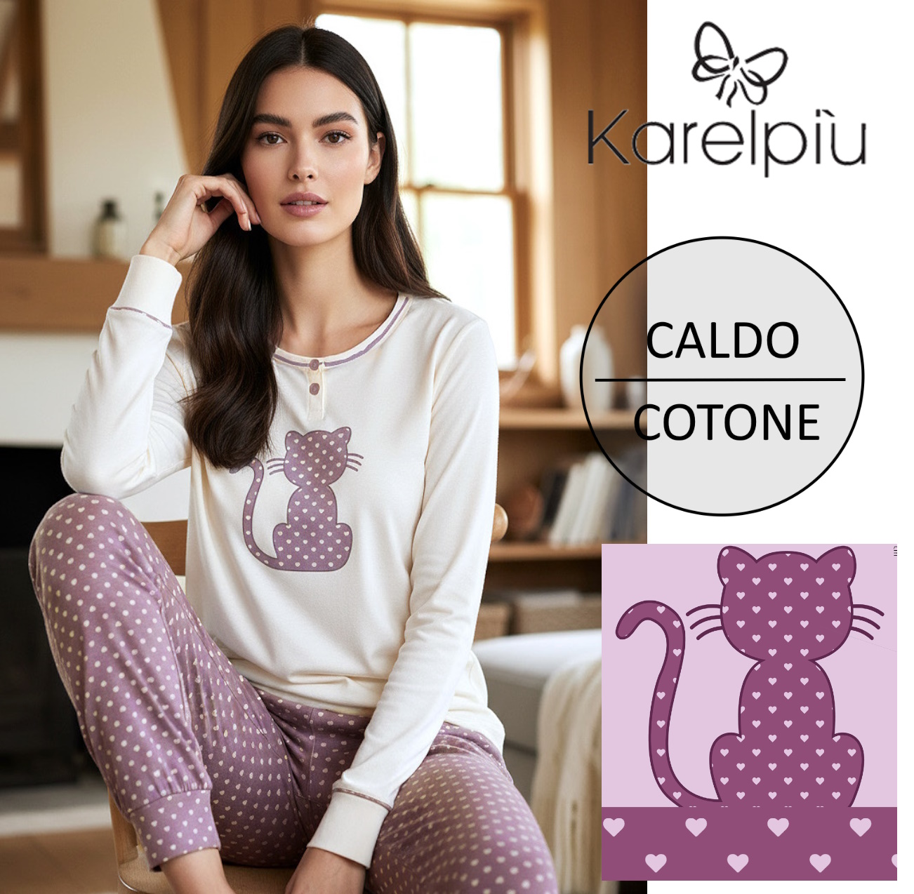 PIGIAMA DONNA KARELPIU' KI1075-4