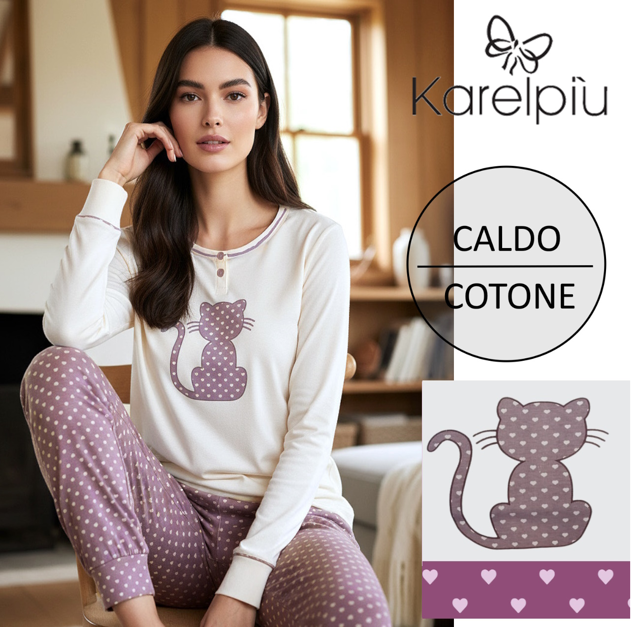 PIGIAMA DONNA KARELPIU' KI1075-5